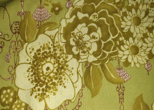 Tina Givens TG-18 Zazu Lime Floral chandelier
