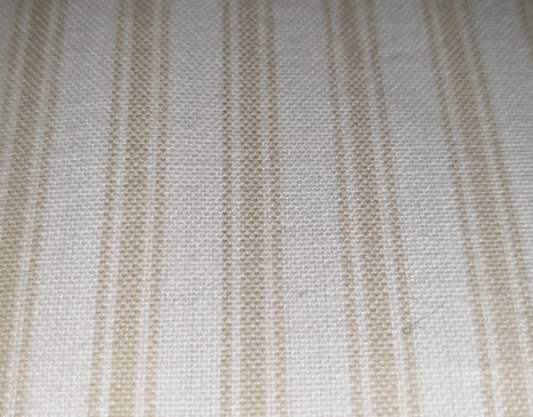 TICKING STRIPE DARK CREAM