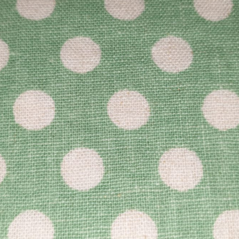 YUWA - 448188/F - Green Spot Linen/Cotton (130cm wide)