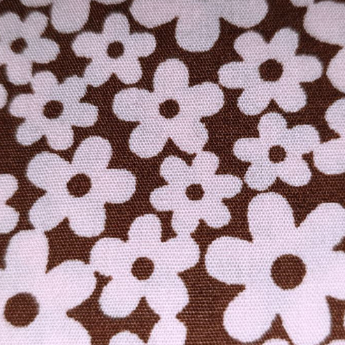 Robert Kaufman - Pimatex Basics - Pink Cocoa flowers  BKT 6004