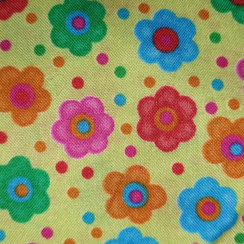 Pocket full of Posies by Sue Penn for Camelot cotton green multi