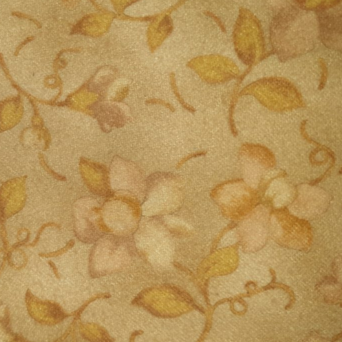 Charms by Nancy Halvorsen Style 389F Mustard Blossom Flannel *