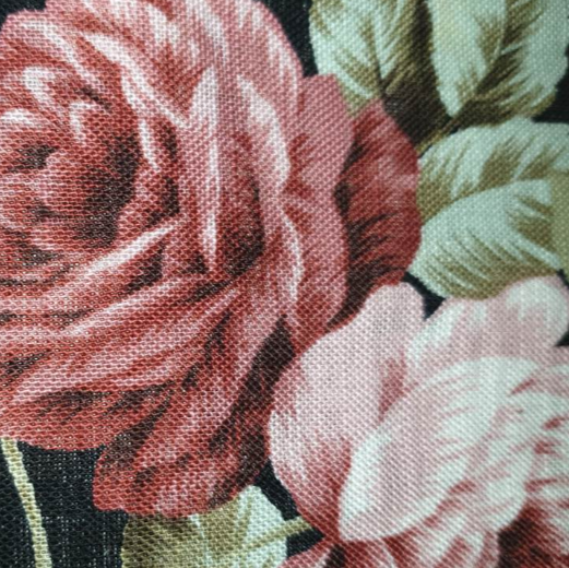 Sevenberry Premium Twenty-colors Collection Black rose linen