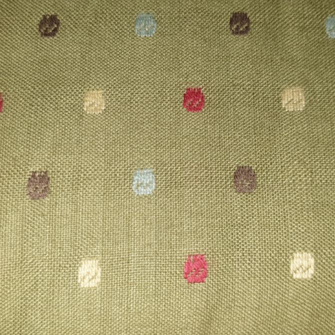 Moda - Roman Holiday - Woven Dobby Spot in olive green 12012-22