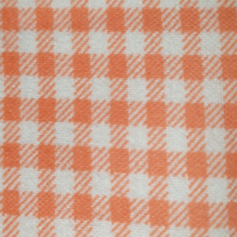 Flannel in Orange Gingham Check *