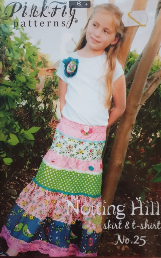 Notting Hill Skirt & t-shirt No. 25 by Pink Fig Patterns