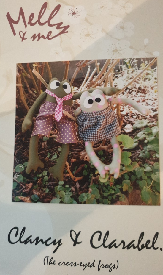 Clancy & Clarabel by Melly & Me (MO22) The cross-eyed frogs