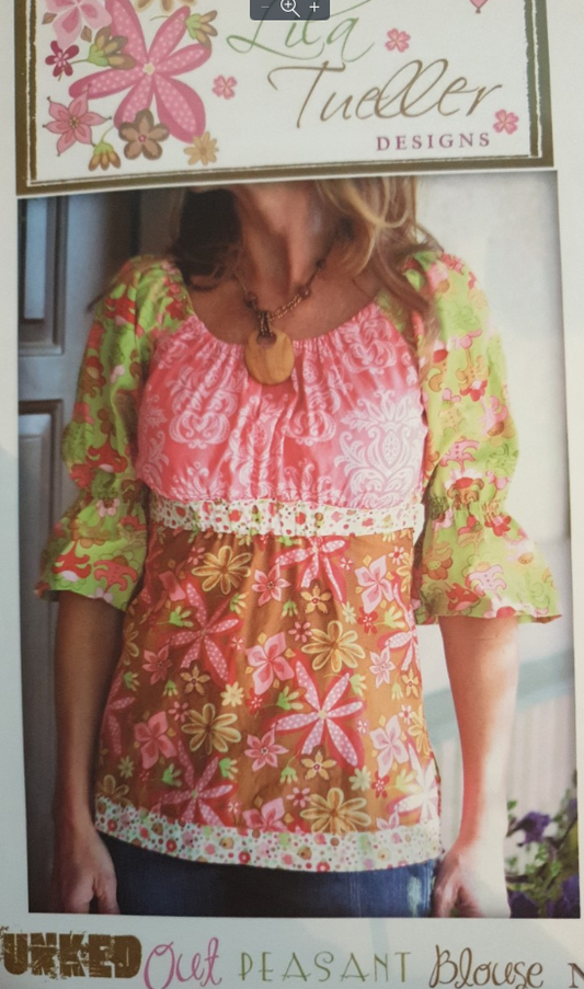 Funked Out Peasant Blouse No. 11 (Lila Tueller Designs)