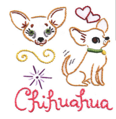 Chi Chi Fever iron-on embroidery pattern by Sublime Stitching