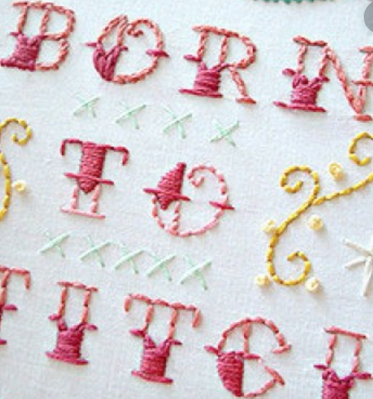 Tattoo Alphabet by Sublime Stitching