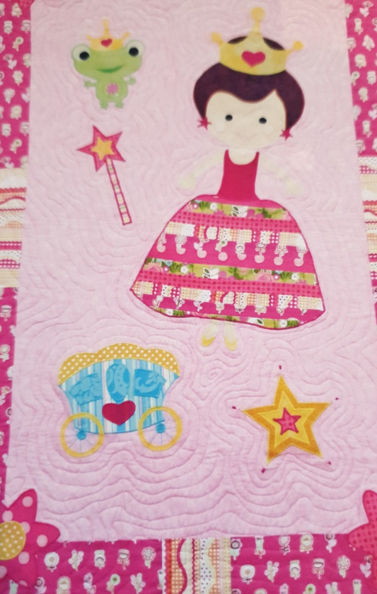 Princess & the Frog Quilt by Curious Quilts Pattern
