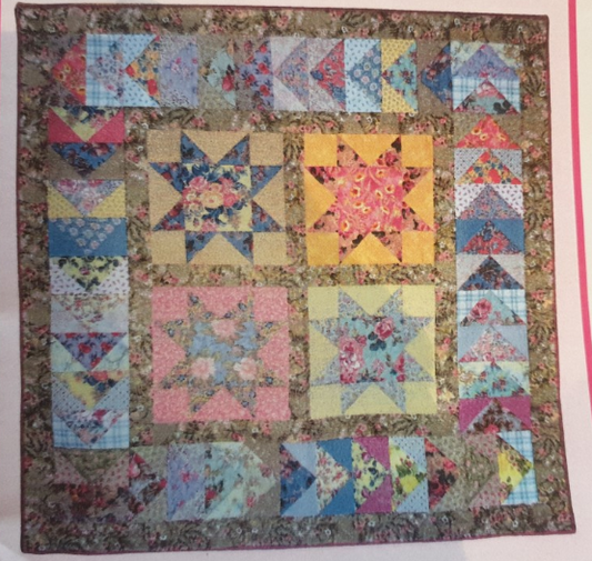 Chintz Stars quilt pattern by From My Hands To Yours