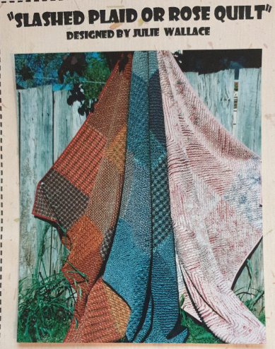Slashed Plaid or Rose Quilt Pattern by Quilters Barn