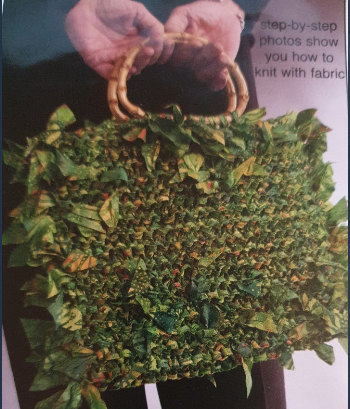 Fab Knits #2 Knit this bag with fabric strips