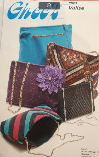 Valise #821 bag pattern by Ghee's