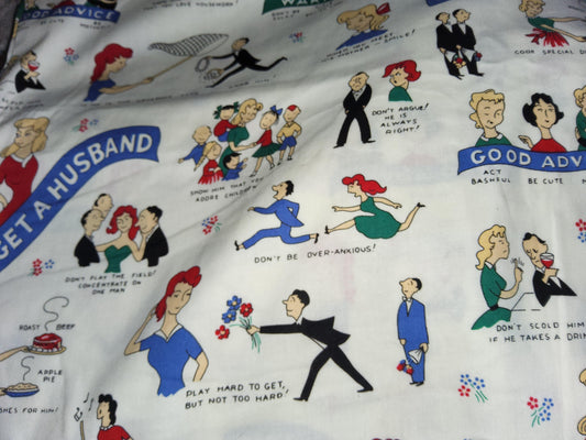 How to get a husband (rare out of print) Michael Miller fabrics