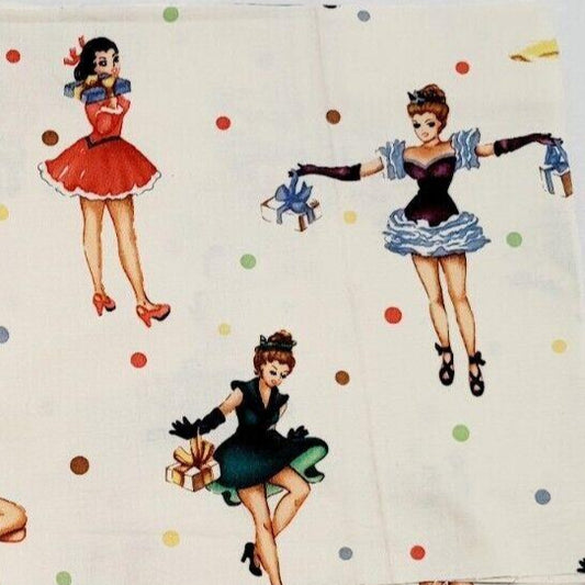 Michael Miller Memories - Half Yard Cuts - Party Girls