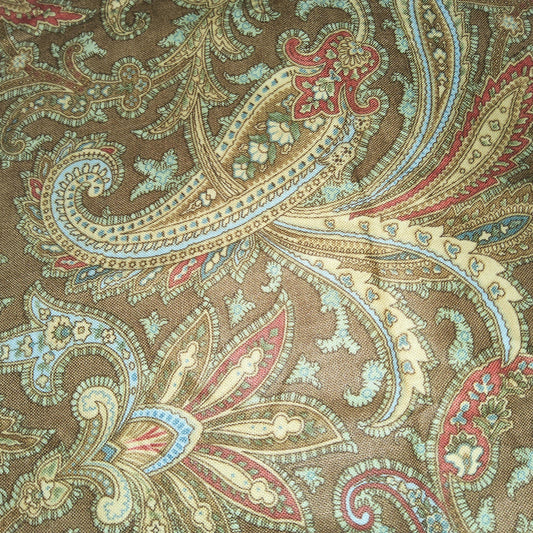 Moda - Portobello market brown paisley 3943 (75cm left)