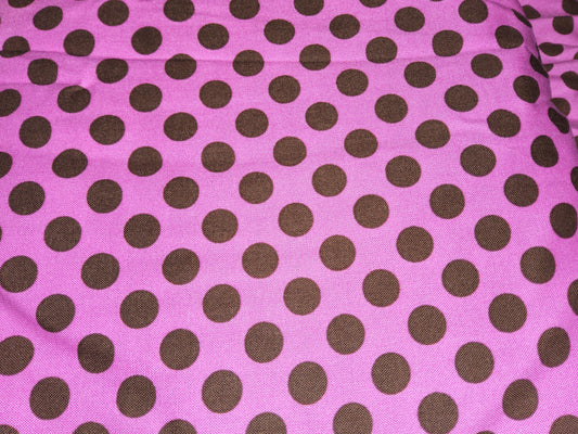 Michael Miller Ta Dot - hot pink chocolate - CX-1492