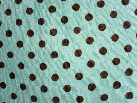 Michael Miller - Dumb Dot - CX-2490 Aqua chocolate