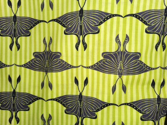 Flora & Fauna Luna Moth in Lime (by Michael Miller) DC-4103