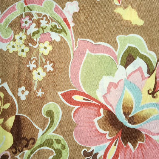 Moda - Chez Moi Seaweed floral (POSH) Brown 15880
