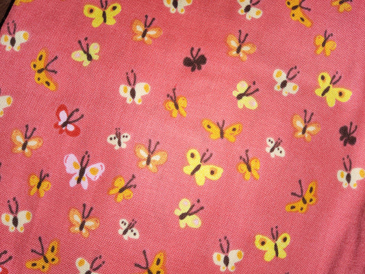 Tiger Lily by Heather Ross Butterflies Coral 40933