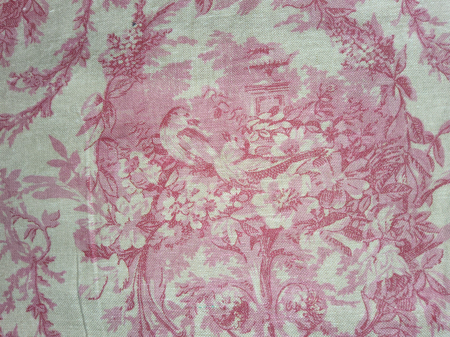Mas d'Ouvan MELAINE  in red (MAS D'OUSVAN) Toile print LINEN