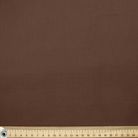 Medium Brown poly cotton *