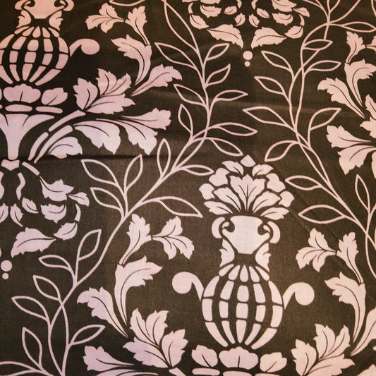 City Blooms by Kitty Yoshida pink brown damask