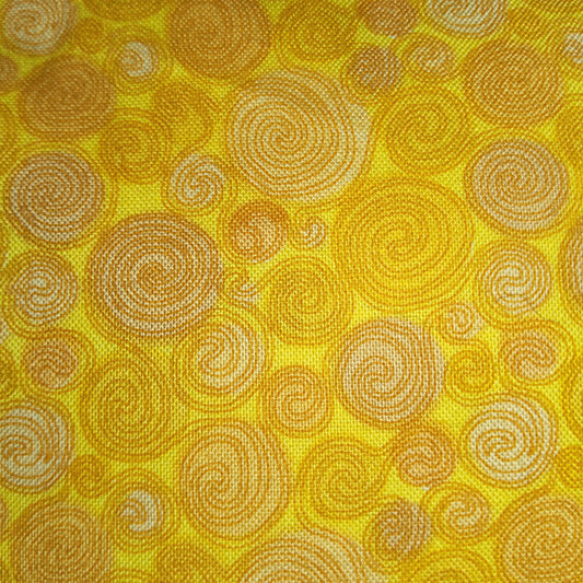 Prism by Fun Quilts Yellow Swirls