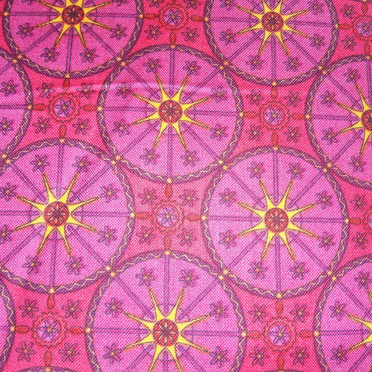 Prism by Funquilts - hot pink wheels D815 640