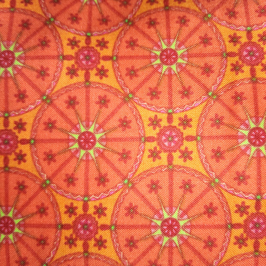 Prism by FunQuilts - Bright Orange wheels
