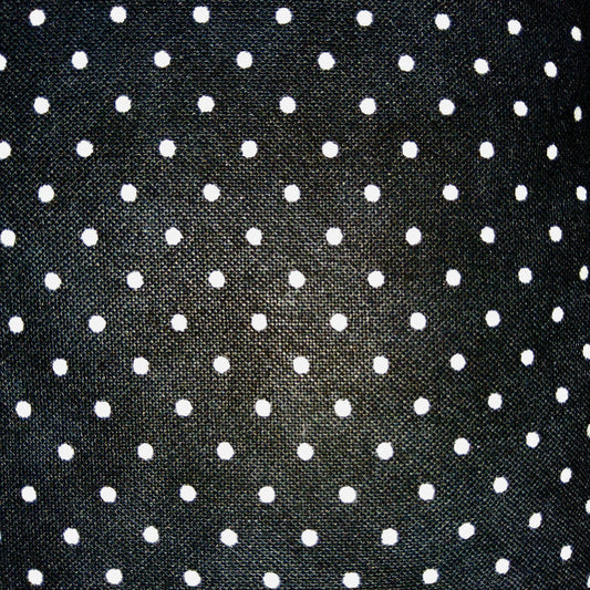 Moda - Essential Dots - Jet Black white dot 8654 41 *