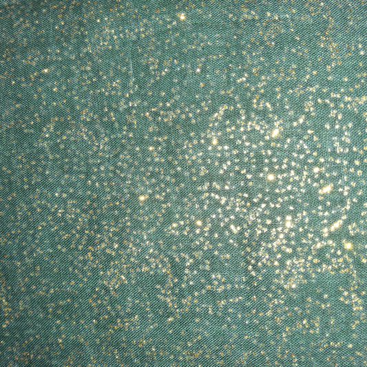 Hunter green gold glitter *