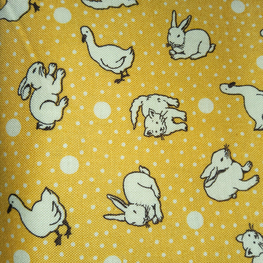 Farm Play by Shopgirl fabrics for Blue Hill Fabrics #7350 (bunnies, kittens and ducks)