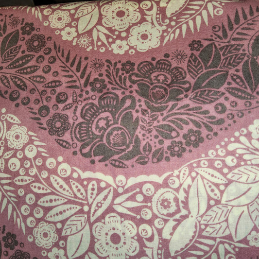 Anna Maria Horner - Little Folks Voile - Village Paths - Lilac Wavy floral VAH06