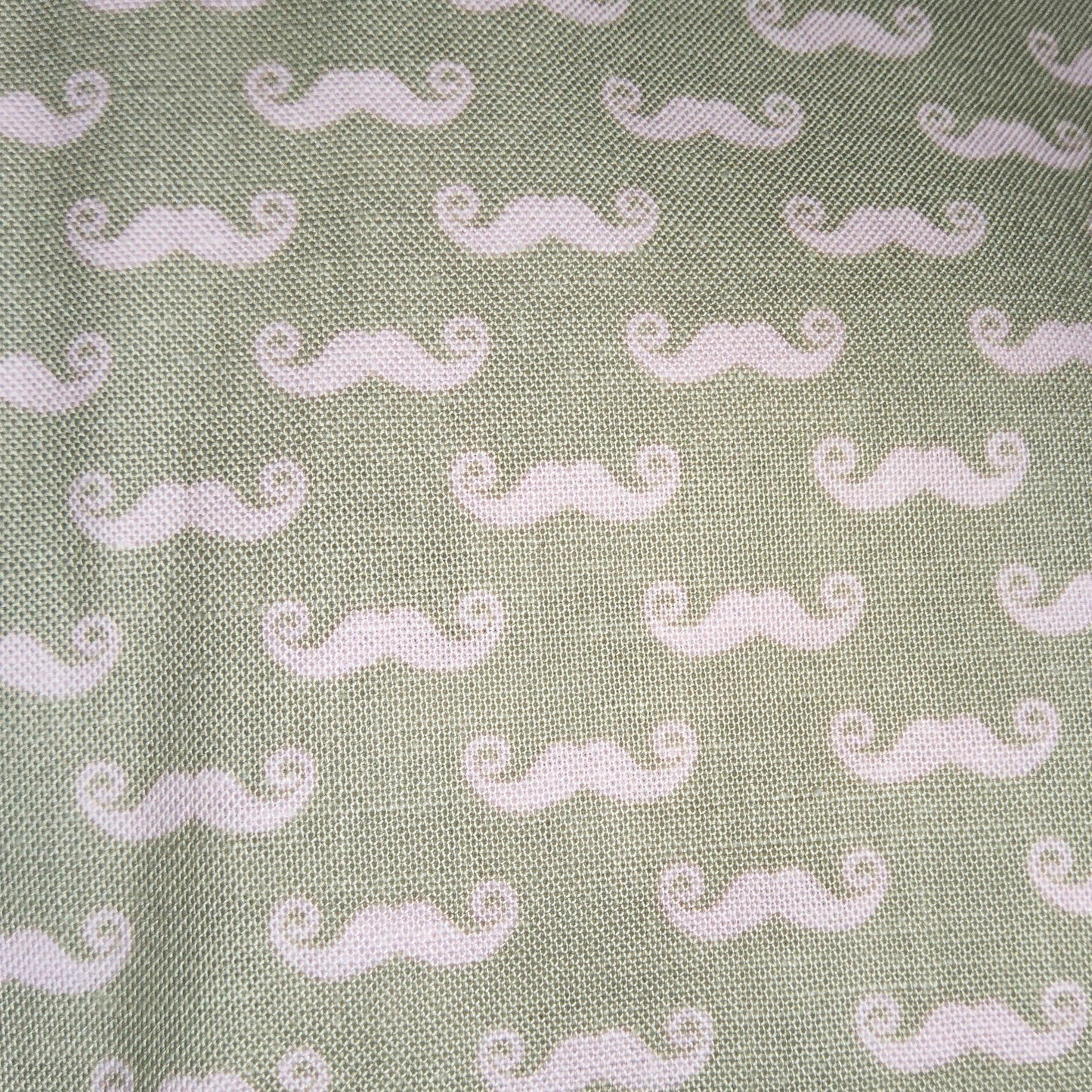 Riley Blake Designs  Pepe in Paris Small Mustache Grey Pink C528