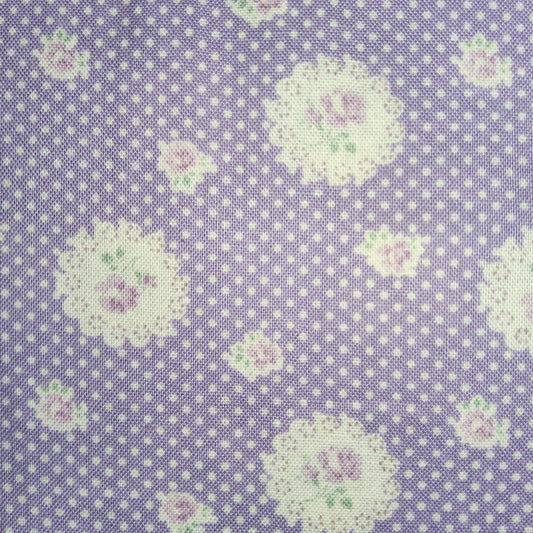 Yuwa Live Life 819798 Lavender doily dot