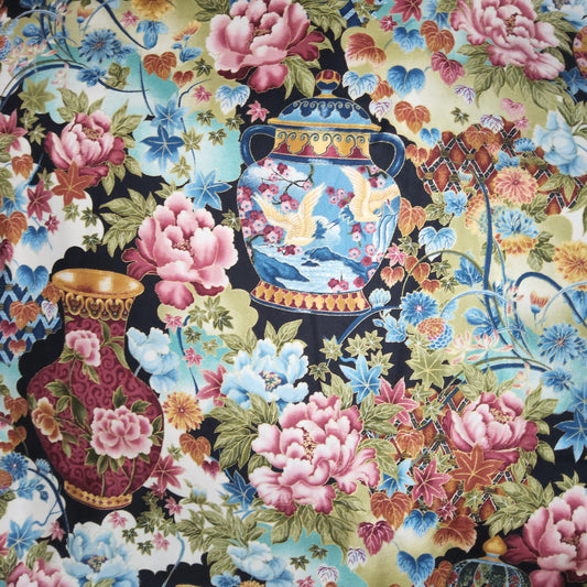 Memoir's of a Geisha by Mizuki for Benartex (Chinese Urns) 3525 *