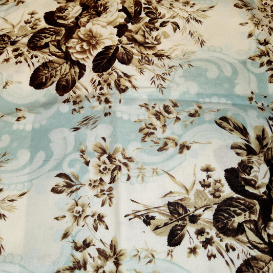 Anna Griffin - The Dorothy Collection - 27194 -3 chocolate rose blue damask