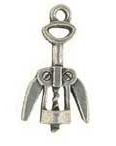 Corkscrew charm