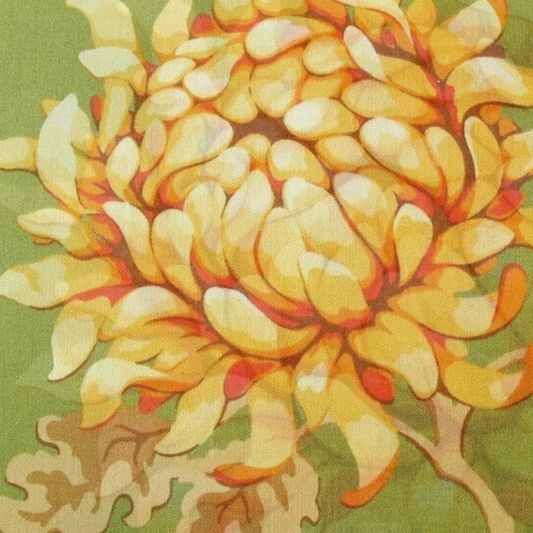 Heather Bailey Freshcut  Painted mum olive