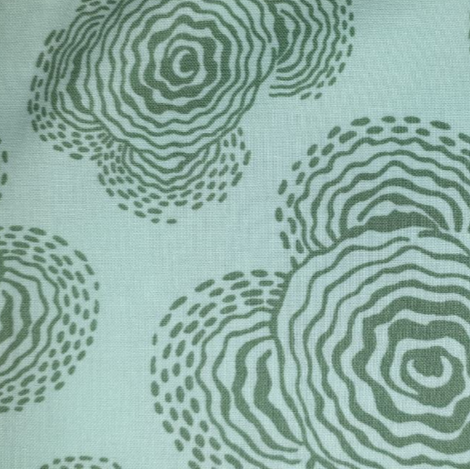 Amy Butler - Midwest Modern 2 - Floating Buds - Aqua  AB33