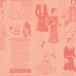 Cosmo Cricket - Tailor Made - Vintage Print - Orange  P0260 5155