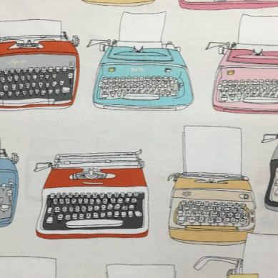 Typewriters by Julia Rothman for Windham Fabrics 35530