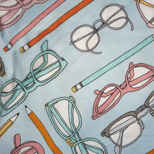 Pencils and Glasses by Julia Rothman for Windham Fabrics 35532