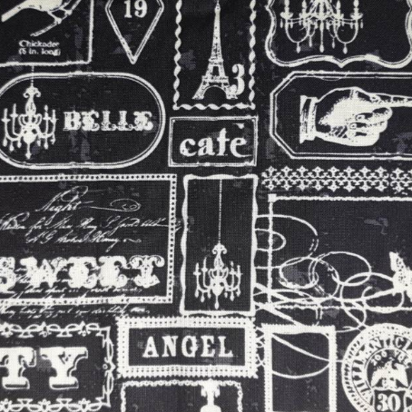 Lost & Found by Jen Allyson Labels C2601 Black Text labels