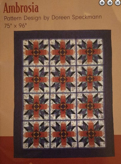 Ambrosia quilt pattern by Doreen Speckmann 80024