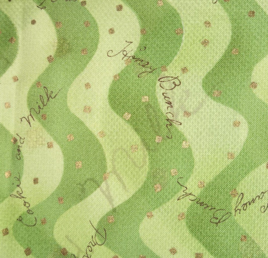 Better than chocolate...No Calories!!! Luana Rubin for Robert Kaufman 4293 Sweet Stuff in green